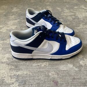 Nike Men's Blue and White Sneakers